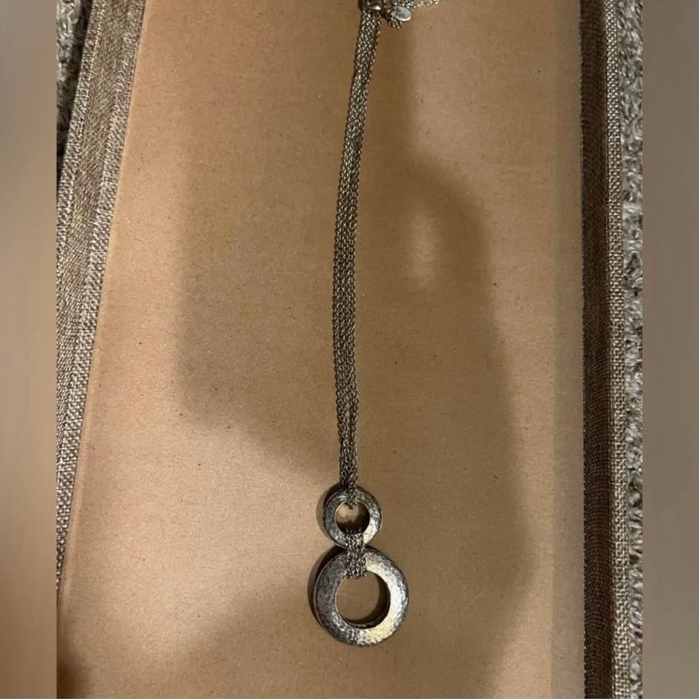 Premier Designs Silver Circle Necklace